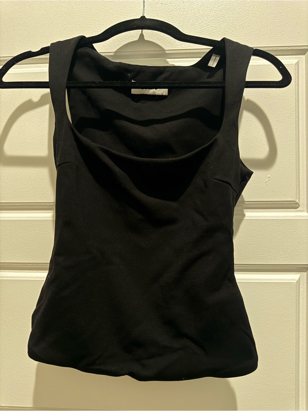 Scoop Neck Black Tank Top - Sleek Everyday Layering